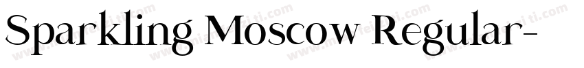 Sparkling Moscow Regular字体转换